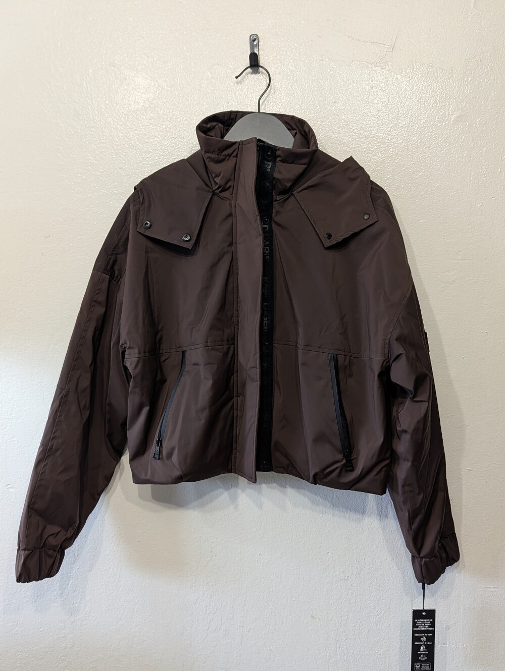 Women's Cropped Hooded Bomber